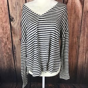 The lady & the sailor size 3 stripe knit top
